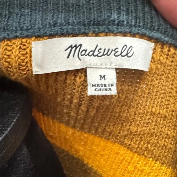 Madewell Drop-Shoulder Sweater Midi
Dress in Stripe - Picture 6 of 8